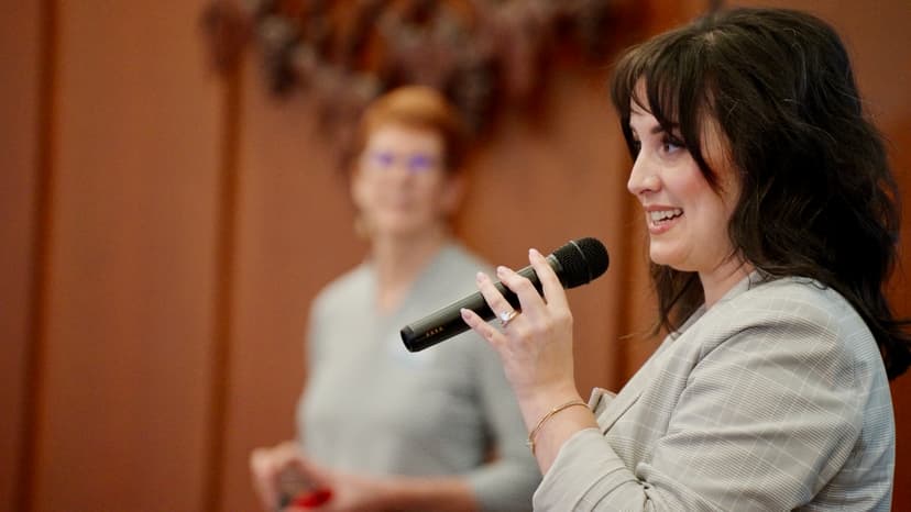 OSRAA member speaking at a conference event